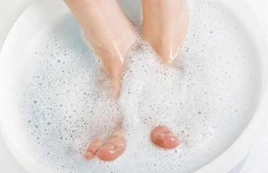 Foot baths to treat fungal infections