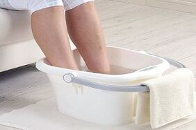 Foot baths to treat fungus